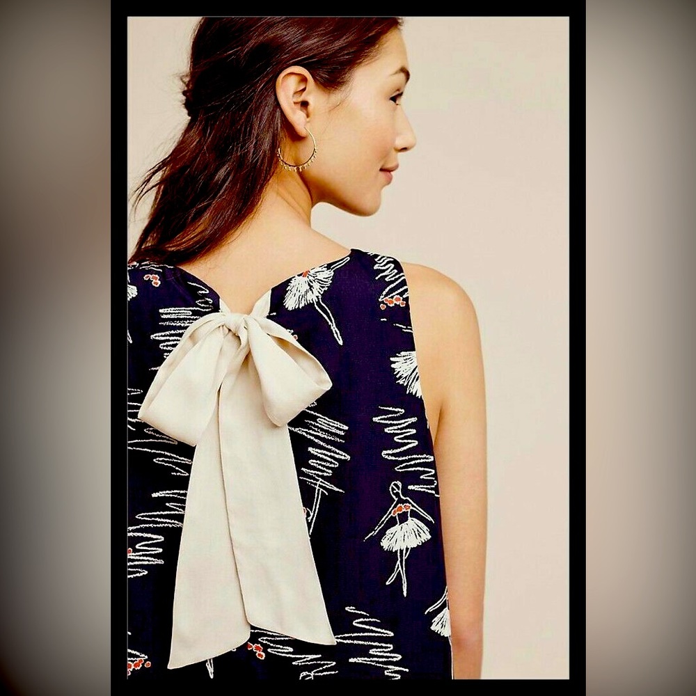 NWT ANTHROPOLOGIE SUNDAY IN BROOKLYN BALLERINA DRESS M